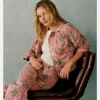 Sezane Marion Crop Jacket Almeria Print