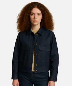 Sezane Marion Deep Indigo Jacket
