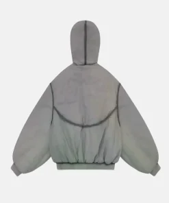 Shinzo Ishigaki Grey A1 Bomber Jacket