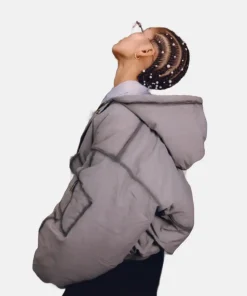 Shinzo Ishigaki Grey A1 Puffer Jacket