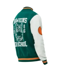 Stranger-Things-Hawkins-Tigers-Jacket-Green