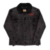 Stranger things sherpa black jacket