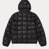 Stussy Midweight Hooded Puffer Jacket black