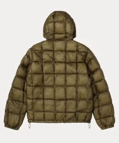 Stussy Midweight Hooded Puffer green Jacket