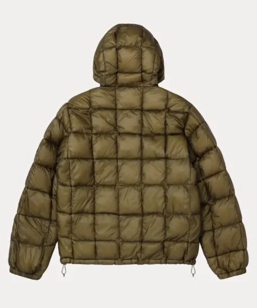 Stussy Midweight Hooded Puffer green Jacket