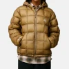 Stussy Midweight women Puffer Jacket khaki