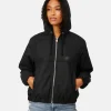 Stussy Waxed Cotton Work Women Black Jacket