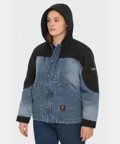 Supreme Dickies Cordura Hooded Work Denim Jacket women