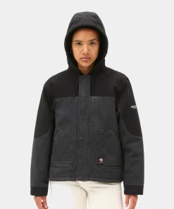 Supreme Dickies Cordura Hooded Work black Jacket Women