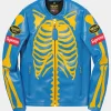 Supreme Supreme x Vanson Leather Bones Jacket Blue