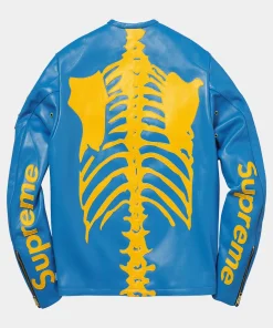 Supreme x Vanson Skeleton Leather Jacket