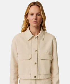 Women Sezane Marion Jacket Mottled Ecru