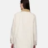 Women's GAP Corduroy Collar Barn Long Jacket Coat