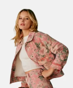 Women’s Vintage Sezane Marion Jacket Almeria Print