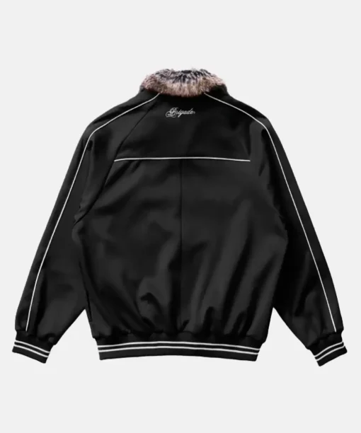 Brigade Black Fur Track Jacket