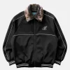Brigade Fur Track Jacket Black