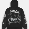 Las Vegas Aces Playa Society Unisex 2025 WNBA Finals Champions Premium Hoodie – Black