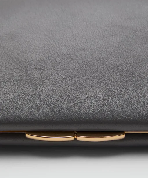 Mango 100% Leather Clutch