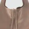 Mango Beige Suede Leather Shopper Bag