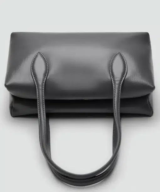 Mango Quilted Leather Shoulder Bag