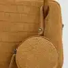 Mango Small Suede Bowling Handbag