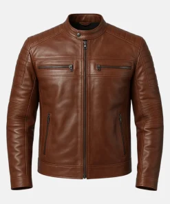 Men’s Brown VantaRacer Premium Leather front