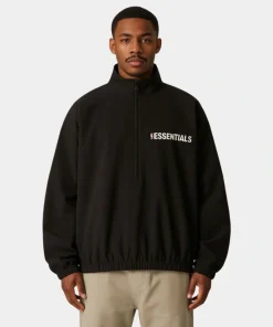 Mens Fear of God x NBA Half-Zip Track Jacket