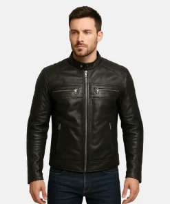 Men’s black VantaRacer Premium Leather boy