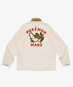 Pokemon Coverall Jacket Beige