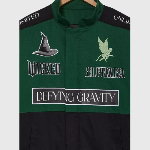 Recreation-–-BoxLunch-Wicked-Elphaba-Defying-Gravity-Racing-Jacket-–-Green-Black