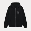 Shop Stussy Swim Out Zip Hoodie Black