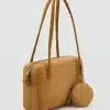 Small Suede Bowling Handbag