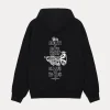 Stussy Swim Out Black Zip Up Hoodie