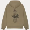 Stussy Swim Out Green Zip Up Hoodie