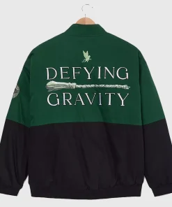 Wicked Elphaba Defying Gravity Racing Jacket Green