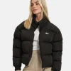 Women Stussy Graffiti Puffer Jacket