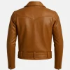 biker leather back jacket ten