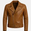 biker leather front jacket ten