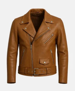 biker leather front jacket ten