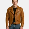 biker leather model jacket ten