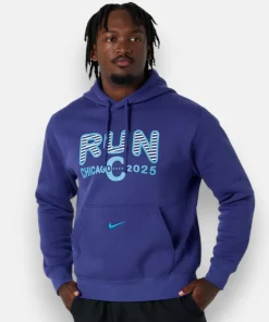 chicago marathon 2025 hoodie blue