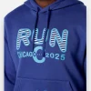 chicago marathon 2025 hoodie jacket blue