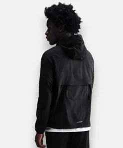 chicago marathon 2025 windbreaker black jacket men – back