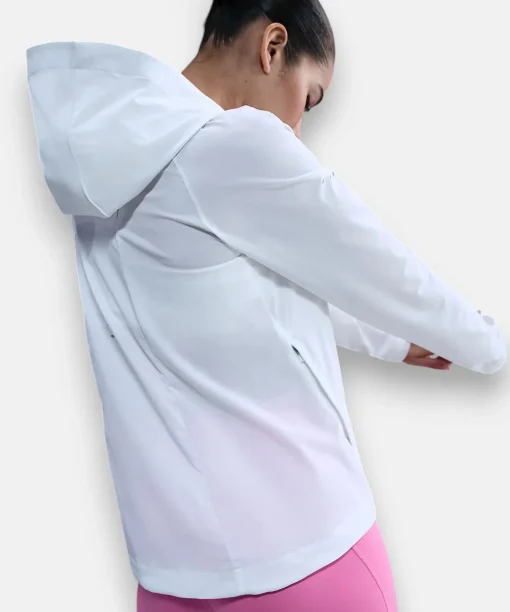 chicago marathon 2025 windbreaker white jacket – back