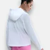 chicago marathon white windbreaker jacket 2025 women – back