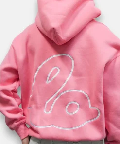 lola lo winters pink hoodie