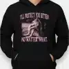 Wolf Ripping Meme Funny Hoodie