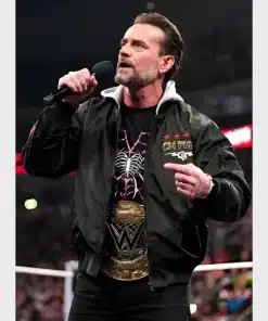 CM Punk Hooded Bomber Jacket