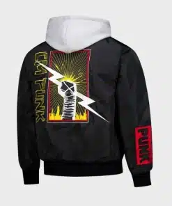 CM Punk Hooded Jacket Black