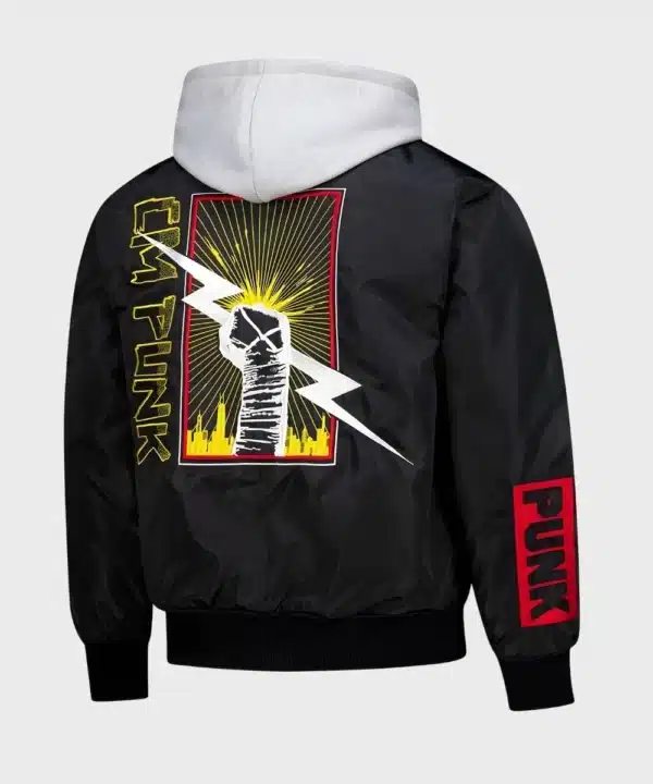 CM Punk Hooded Jacket Black